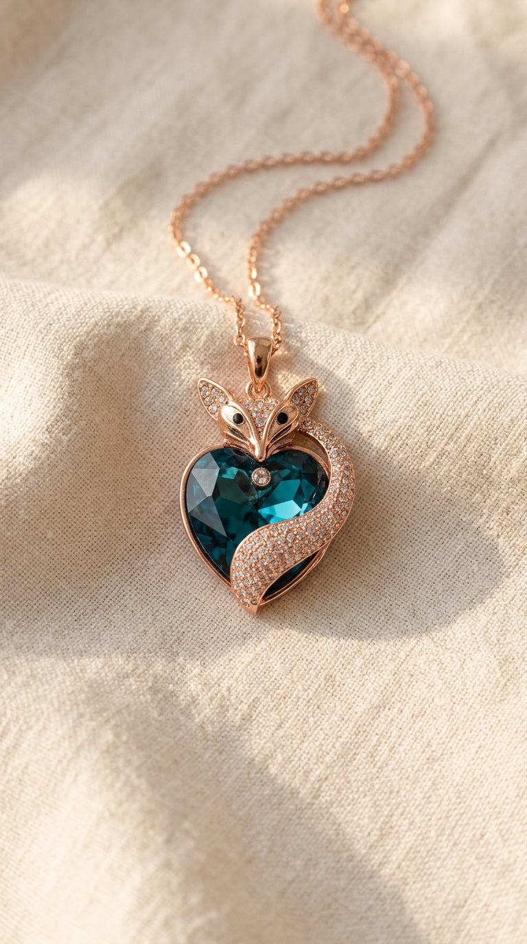FOXY Bleu - Collier Janaïa