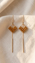 ILONA Ambre - Boucles d'oreilles Janaïa